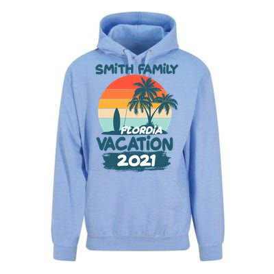 Custom Family Vacation Personalize Design Unisex Surf Hoodie