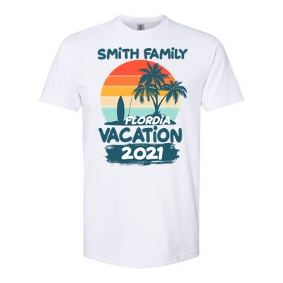 Custom Family Vacation Personalize Design Softstyle CVC T-Shirt