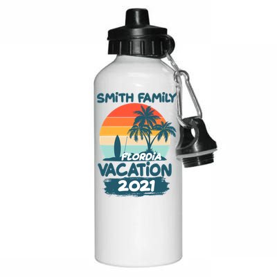 Custom Family Vacation Personalize Design Aluminum Water Bottle