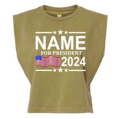 Custom Name For Present 2024 Election Garment-Dyed Women's Muscle Tee