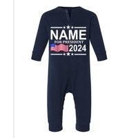 Custom Name For Present 2024 Election Infant Fleece One Piece