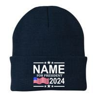 Custom Name For Present 2024 Election Knit Cap Winter Beanie