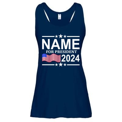 Custom Name For Present 2024 Election Ladies Essential Flowy Tank