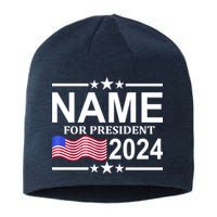 Custom Name For Present 2024 Election Sustainable Beanie