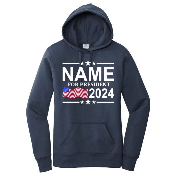 Custom Name For Present 2024 Election Women's Pullover Hoodie