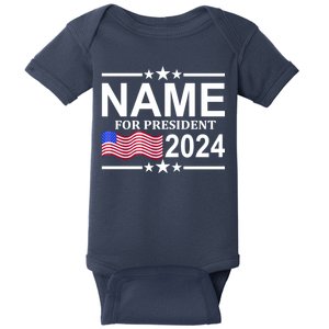 Custom Name For Present 2024 Election Baby Bodysuit