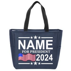 Custom Name For Present 2024 Election Zip Tote Bag