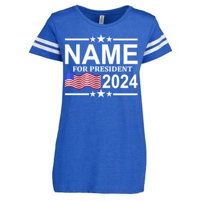 Custom Name For Present 2024 Election Enza Ladies Jersey Football T-Shirt