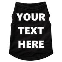 Custom Personalized Text Family Matching Doggie Tank