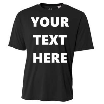 Custom Personalized Text Family Matching Cooling Performance Crew T-Shirt