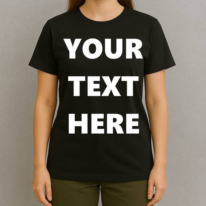 Custom Personalized Text Family Matching T-Shirt