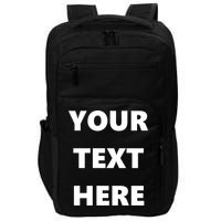 Custom Personalized Text Family Matching Impact Tech Backpack