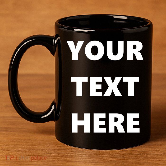 Custom Personalized Text Family Matching 11oz C Handle Ceramic Mug