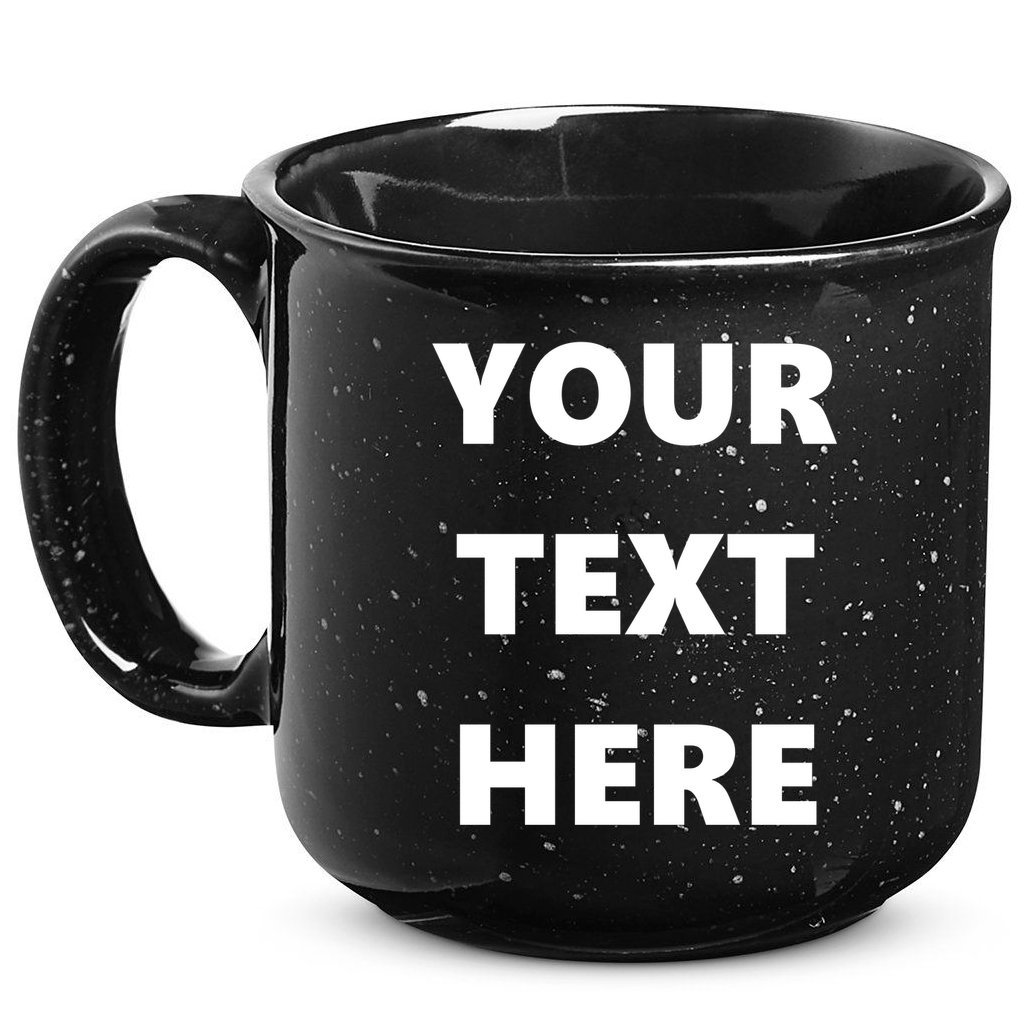 Custom Personalized Text Family Matching 15oz Campfire Ceramic Mug