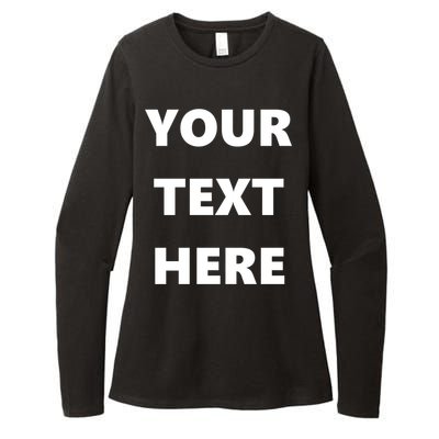 Custom Personalized Text Family Matching Womens CVC Long Sleeve Shirt