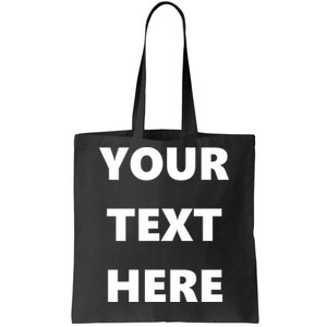 Custom Personalized Text Family Matching Tote Bag