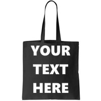 Custom Personalized Text Family Matching Tote Bag