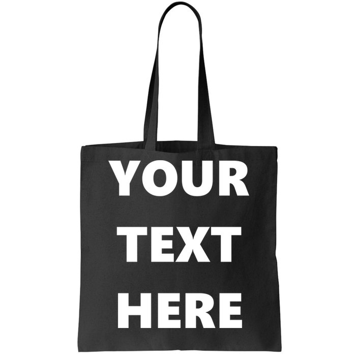 Custom Personalized Text Family Matching Tote Bag