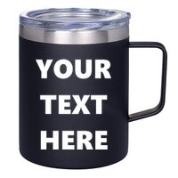 Custom Personalized Text Family Matching 12oz Stainless Steel Coffee Mug