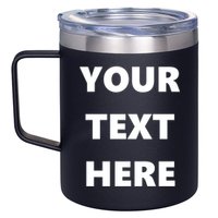 Custom Personalized Text Family Matching 12oz Stainless Steel Coffee Mug