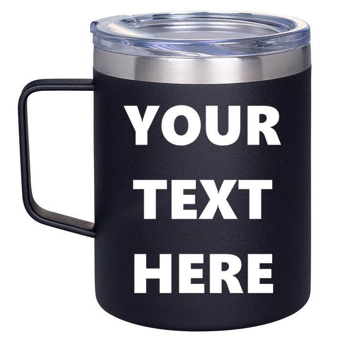 Custom Personalized Text Family Matching 12oz Stainless Steel Coffee Mug