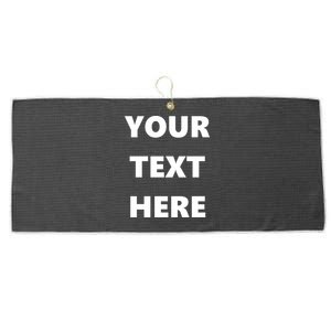 Custom Personalized Text Family Matching Large Microfiber Waffle Golf Towel