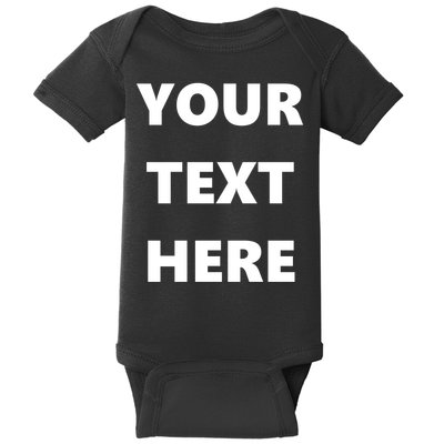 Custom Personalized Text Family Matching Baby Bodysuit