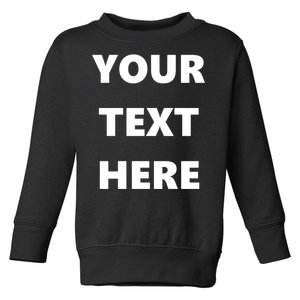 Custom Personalized Text Family Matching Toddler Sweatshirt