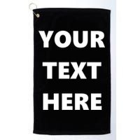 Custom Personalized Text Family Matching Golf Towel