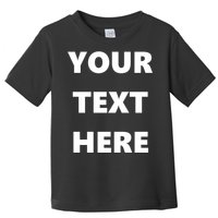 Custom Personalized Text Family Matching Toddler T-Shirt