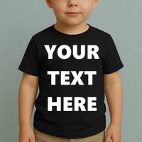 Custom Personalized Text Family Matching Toddler T-Shirt