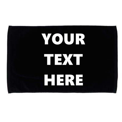 Custom Personalized Text Family Matching Microfiber Hand Towel