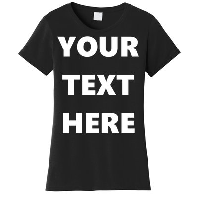 Custom Personalized Text Family Matching Women's T-Shirt