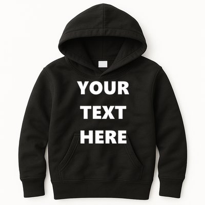 Custom Personalized Text Family Matching Kids Hoodie