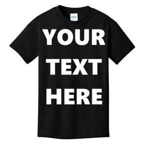 Custom Personalized Text Family Matching Kids T-Shirt