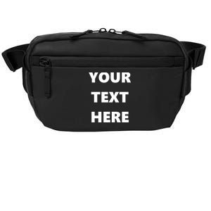 Custom Personalized Text Family Matching Crossbody Pack