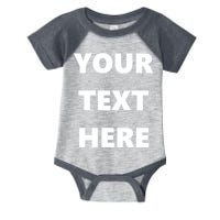 Custom Personalized Text Family Matching Infant Baby Jersey Bodysuit