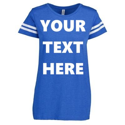 Custom Personalized Text Family Matching Enza Ladies Jersey Football T-Shirt