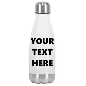 Custom Personalized Text Family Matching Stainless Steel Insulated Water Bottle