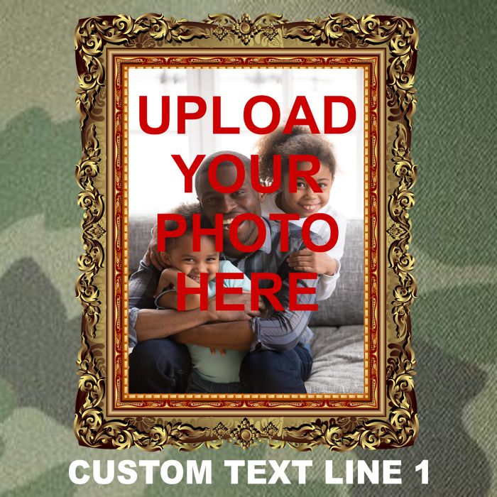 Custom Picture Frame Personalized Text And Photo Legacy Tie Dye Trucker Hat