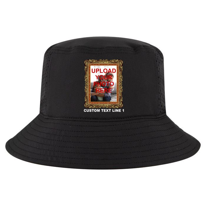 Custom Picture Frame Personalized Text And Photo Cool Comfort Performance Bucket Hat