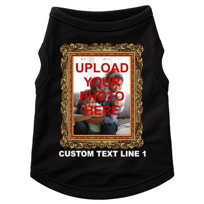 Custom Picture Frame Personalized Text And Photo Doggie Tank