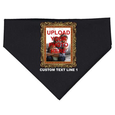 Custom Picture Frame Personalized Text And Photo USA-Made Doggie Bandana