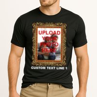 Custom Picture Frame Personalized Text And Photo Performance Shirt