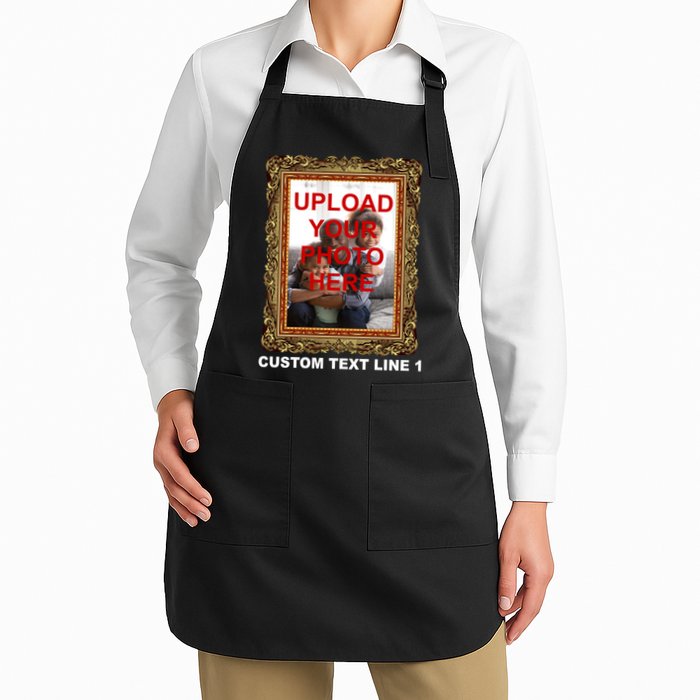 Custom Picture Frame Personalized Text And Photo Apron