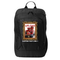 Custom Picture Frame Personalized Text And Photo City Backpack