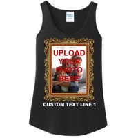 Custom Picture Frame Personalized Text And Photo Ladies Essential Tank