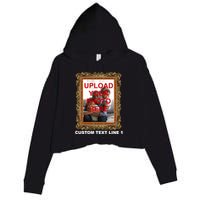 Custom Picture Frame Personalized Text And Photo Crop Fleece Hoodie