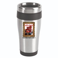 Custom Picture Frame Personalized Text And Photo 16oz Travel Tumbler