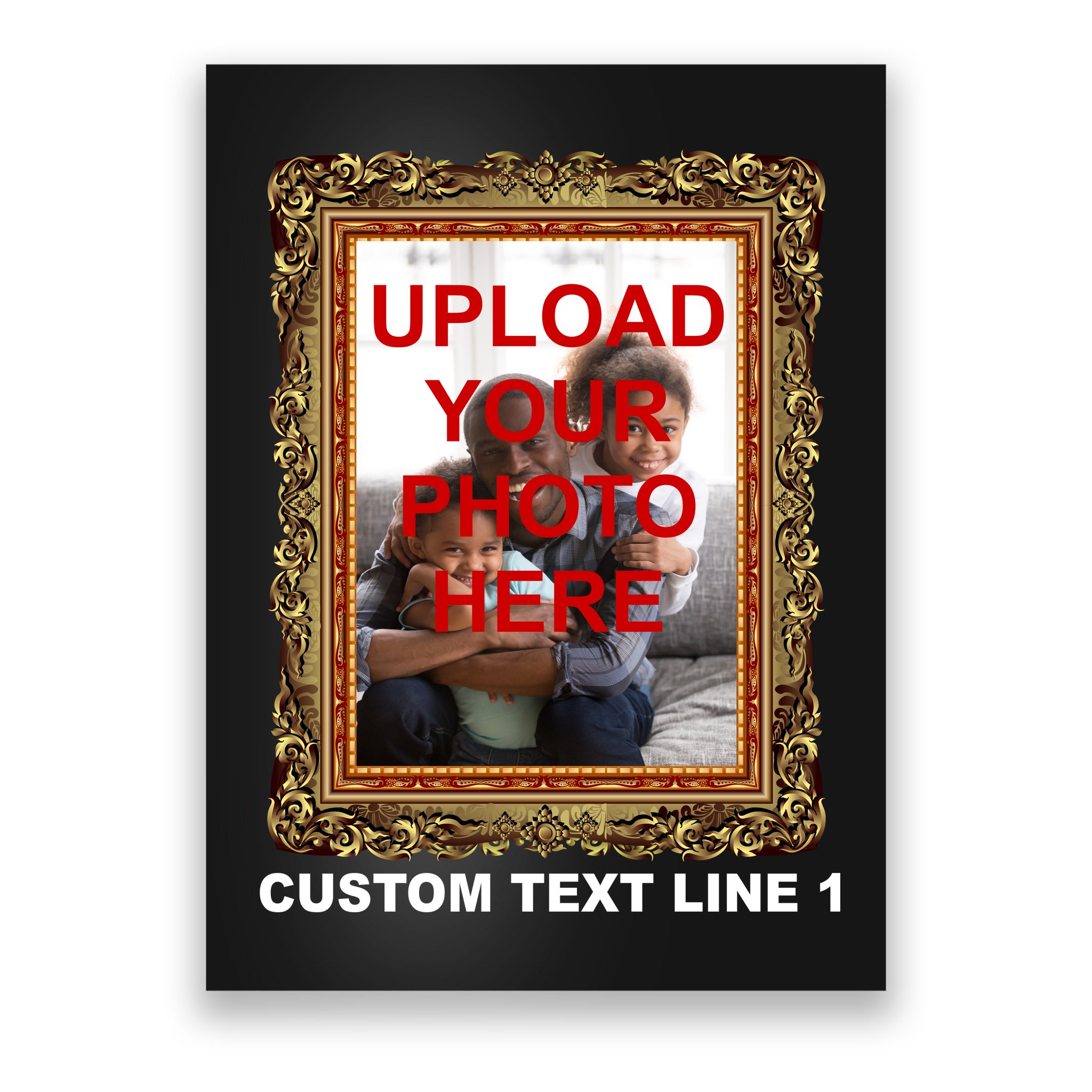 Custom Picture Frame Personalized Text And Photo Poster